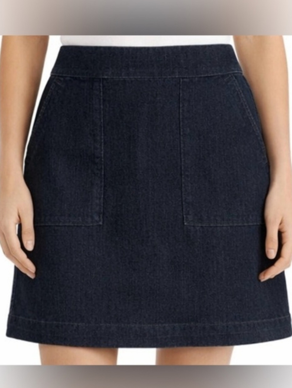 LOFT Dark Wash Skirt